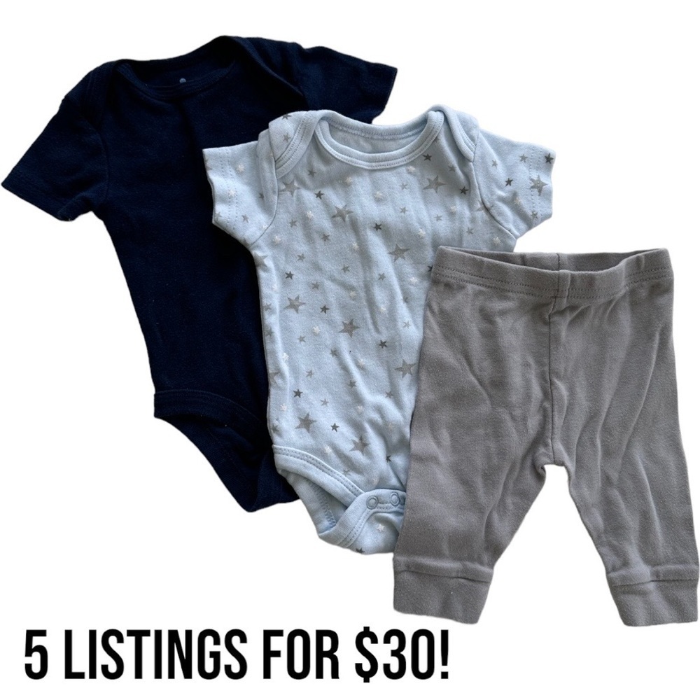 Baby Boy 0-3 Month Matching Outfit Set